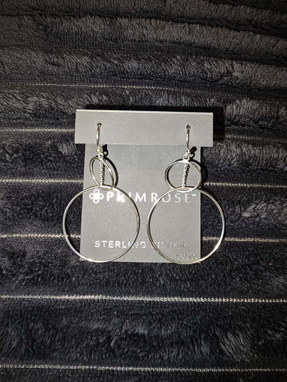 Kohl's Primrose Sterling Silver Double Hoop Earrings